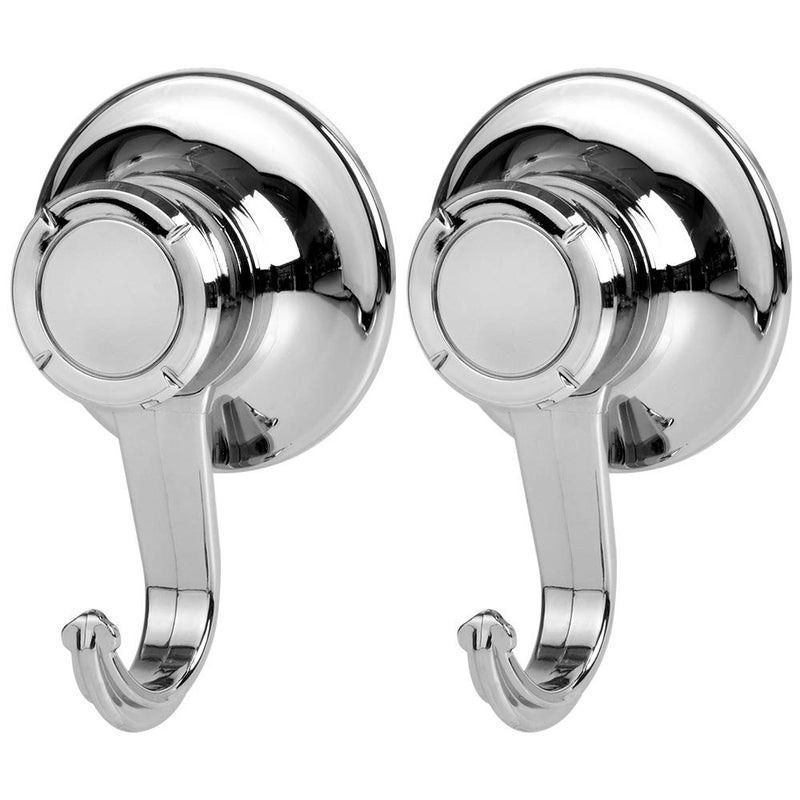 Bath Beyond Suction Cup Hooks (2Pack) - Powerful Vacuum Suction Cup Hooks Utensil Hanger Organizer No Drill Heavy Duty Organizer for Multi Purpose Kitchen, Bathroom, Restroom, Shower - Image 1